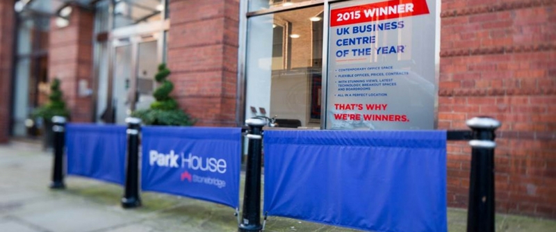 Signs for Park House and some events.